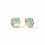 Catalina Stud Earrings - Iridescent Aquamarine Blue-Julie Vos-Renee Taylor Gallery