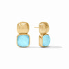 Catalina Earrings - Iridescent Capri Blue-Julie Vos-Renee Taylor Gallery