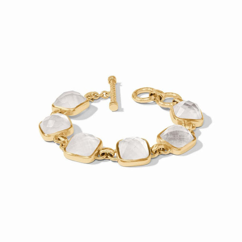 Catalina Stone Bracelet - Iridescent Clear Crystal-Julie Vos-Renee Taylor Gallery