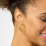 Cheval Paperclip Hoop Earrings-Julie Vos-Renee Taylor Gallery