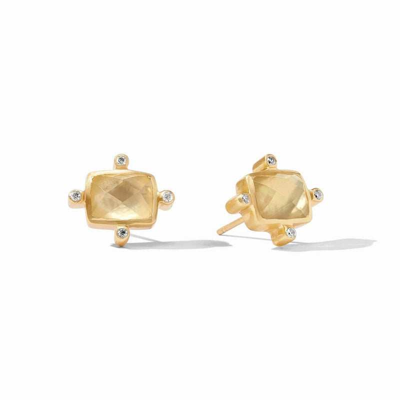 Clara Stud Earrings - Iridescent Champagne-Julie Vos-Renee Taylor Gallery