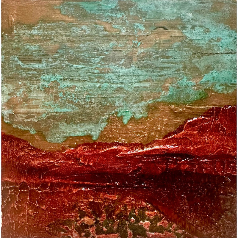 "Copper Ridge" 6x6-Nancy Ngo-Renee Taylor Gallery