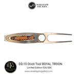 Titanium Limited Edition Divot Tool - D2-10 ROYAL TROON-William Henry-Renee Taylor Gallery