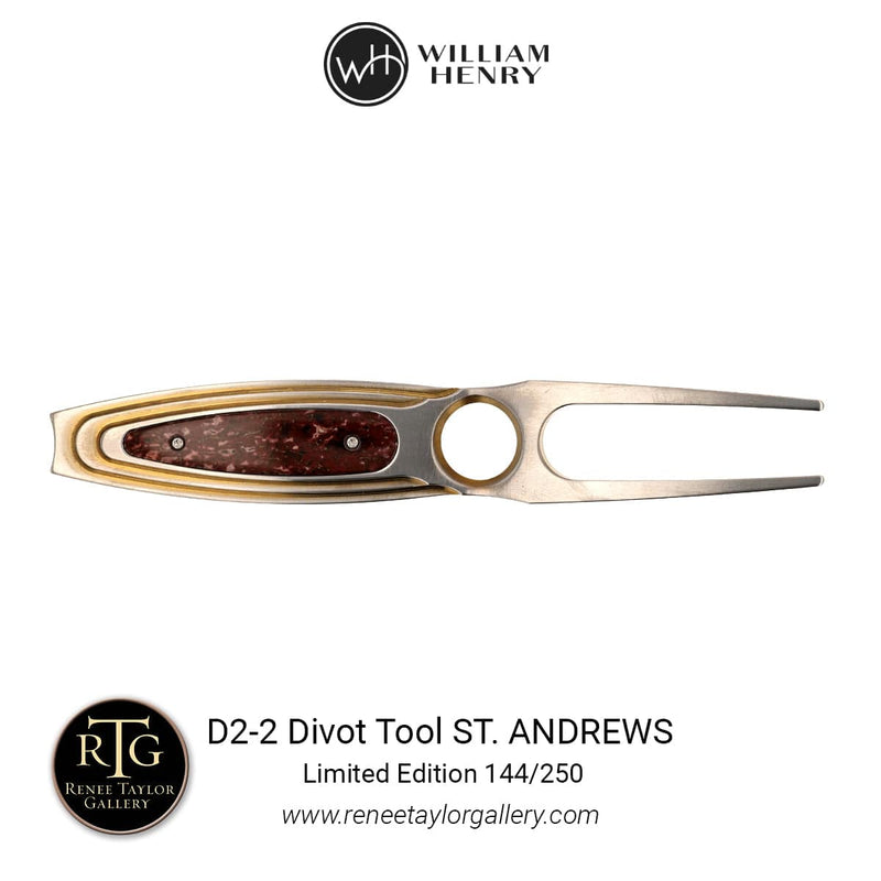 St. Andrews Limited Edition Divot Tool - D2-2 ST. ANDREWS-William Henry-Renee Taylor Gallery