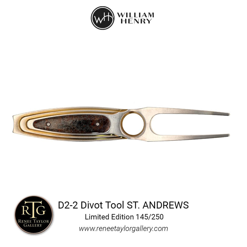 St. Andrews Limited Edition Divot Tool - D2-2 ST. ANDREWS-William Henry-Renee Taylor Gallery