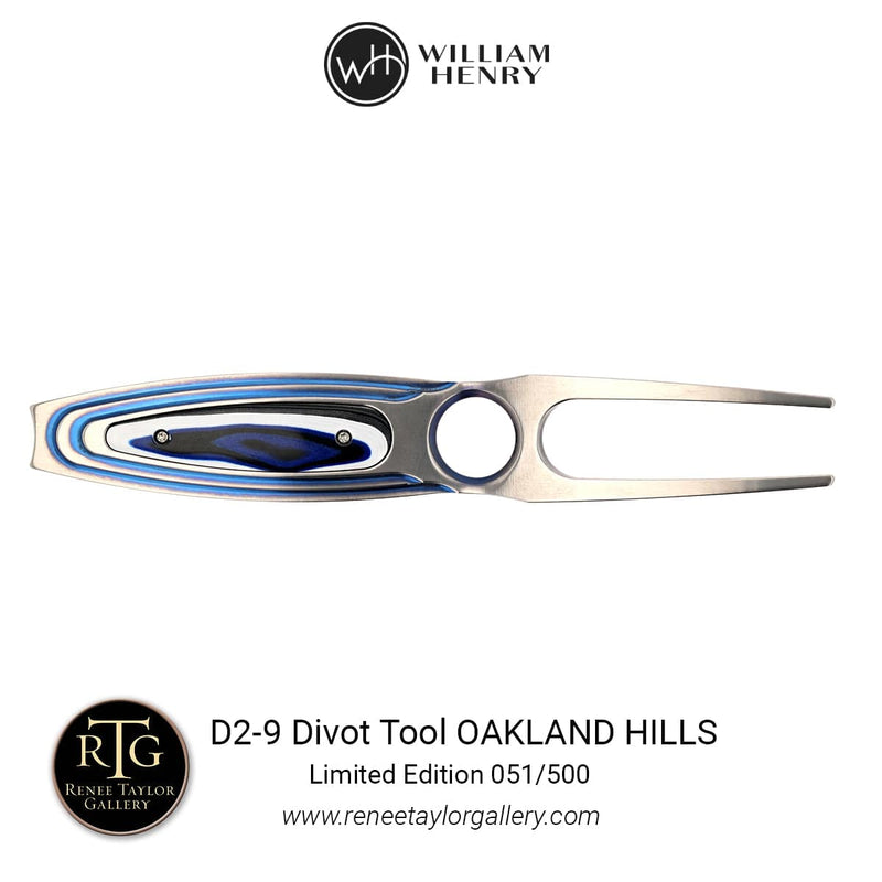 Limited Edition Divot Tool - D2-9 OAKLAND HILLS-William Henry-Renee Taylor Gallery