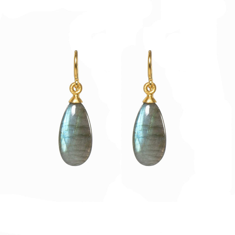 Labradorite 24K Gold Vermeil Earrings-Joyla-Renee Taylor Gallery