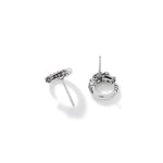 Naga Heritage Silver Stud Earrings - EB60176-John Hardy-Renee Taylor Gallery