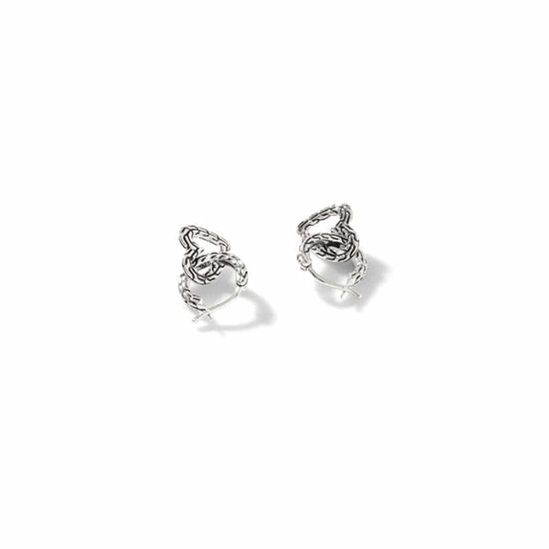 Manah Drop Earrings, Sterling Silver - EB900279-John Hardy-Renee Taylor Gallery