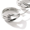 Surf Hoop Earrings, Sterling Silver - EB901147-John Hardy-Renee Taylor Gallery