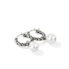 JH Essential Pearl Hoop Earrings, Sterling Silver - EB987261-John Hardy-Renee Taylor Gallery