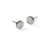 JH Essential Pavé Stud Earring, Sterling Silver, Diamonds - EBP987022DI-John Hardy-Renee Taylor Gallery