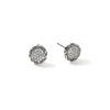 JH Essential Pavé Stud Earring, Sterling Silver, Diamonds - EBP987022DI-John Hardy-Renee Taylor Gallery