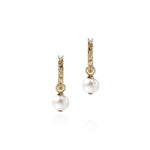 JH Essential Pearl Hoop Earring, Gold - EGG987261-John Hardy-Renee Taylor Gallery