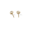 JH Essential Pavé Stud Earring, Gold, Diamonds - EGGX987022DI-John Hardy-Renee Taylor Gallery