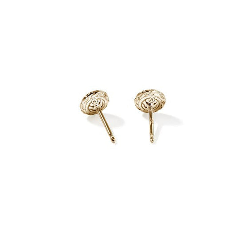 JH Essential Pavé Stud Earring, Gold, Diamonds - EGGX987022DI-John Hardy-Renee Taylor Gallery