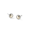 JH Essential Stud Earring, Gold, Sterling Silver, 7MM - EZZ98702-John Hardy-Renee Taylor Gallery