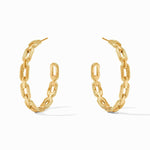 Cheval Paperclip Hoop Earrings-Julie Vos-Renee Taylor Gallery