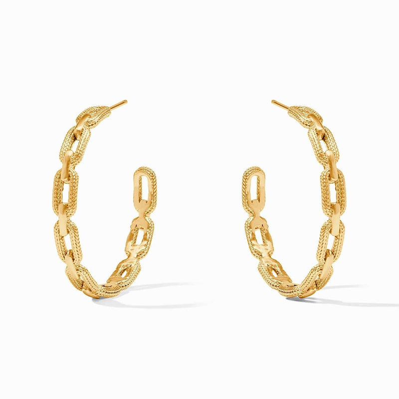 Cheval Paperclip Hoop Earrings-Julie Vos-Renee Taylor Gallery