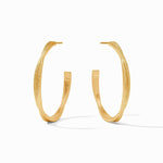 Cheval Twist Hoop - Gold-Julie Vos-Renee Taylor Gallery