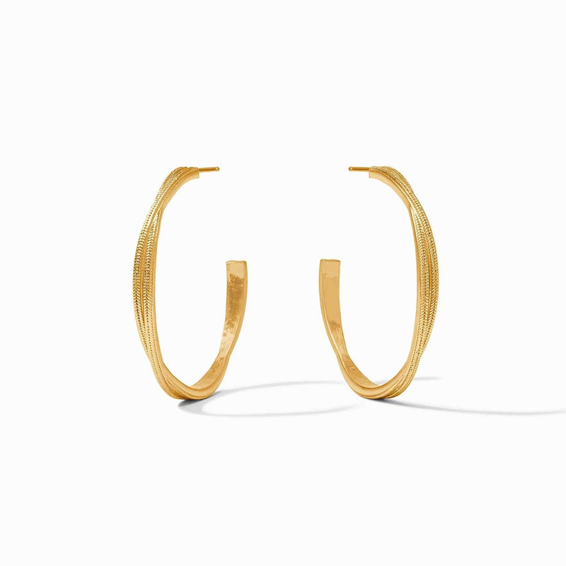 Cheval Twist Hoop - Gold-Julie Vos-Renee Taylor Gallery