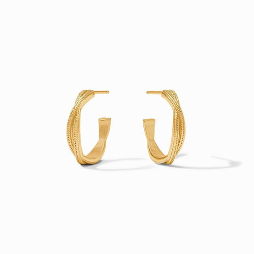 Cheval Twist Hoop - Gold-Julie Vos-Renee Taylor Gallery