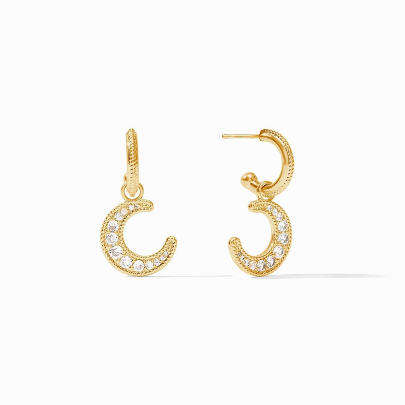 Luna 4 - in - 1 Charm Earring - Cubic Zirconia-Julie Vos-Renee Taylor Gallery