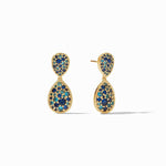 Luna Teardrop Earring - Ombre Blue-Julie Vos-Renee Taylor Gallery