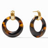 Madison Doorknocker Earrings - Tortoiseshell-Julie Vos-Renee Taylor Gallery