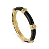 14K Yellow Gold Bujukan Stackable Ring with Black Enamel - LR52650E8Y4JJJ-Gabriel & Co.-Renee Taylor Gallery