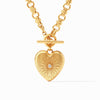 Esme Heart Necklace - Cubic Zirconia-Julie Vos-Renee Taylor Gallery