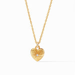 Esme Heart Solitaire Necklace - Cubic Zirconia-Julie Vos-Renee Taylor Gallery