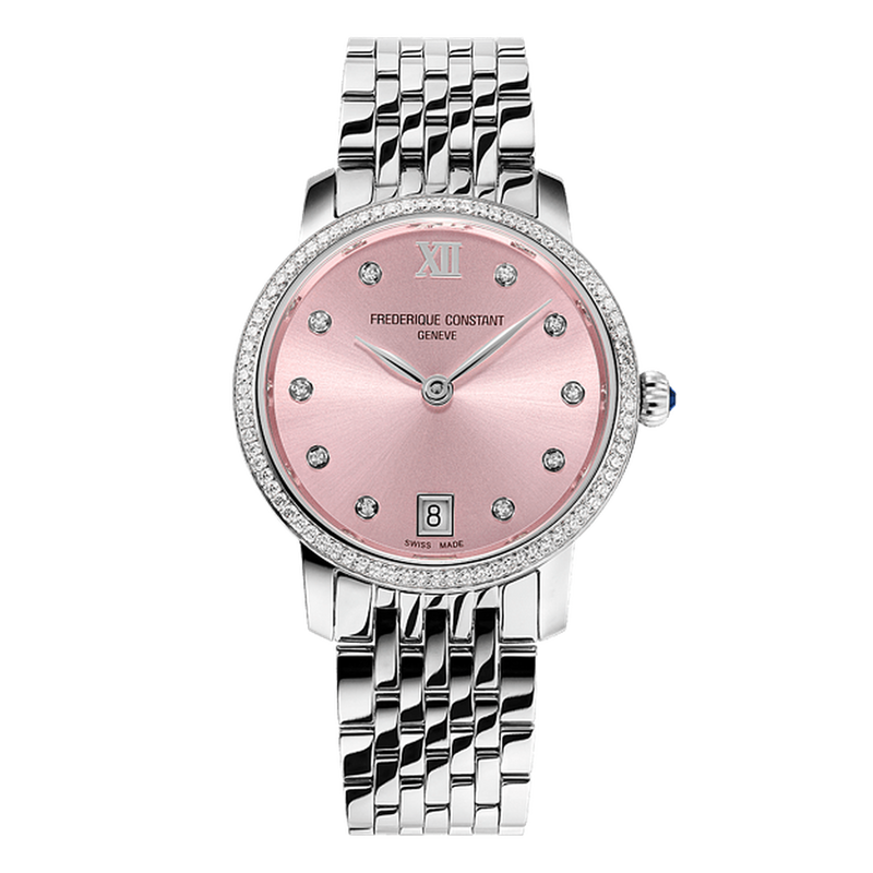 CLASSICS SLIMLINE LADIES PINK- FC-220LPD1SD26B-Frederique Constant-Renee Taylor Gallery