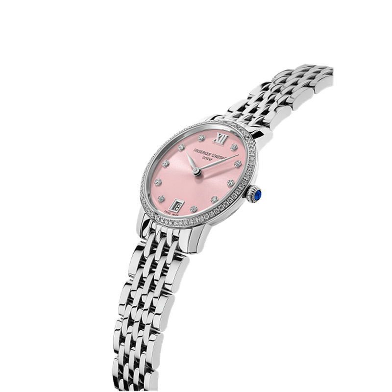 CLASSICS SLIMLINE LADIES PINK- FC-220LPD1SD26B-Frederique Constant-Renee Taylor Gallery