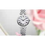 Art Deco Round Diamond Stainless Steel Ladies Watch - FC-200MPW2ARD6B-Frederique Constant-Renee Taylor Gallery