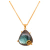 Gratitude 4 Prong Labradorite 24K Gold Vermeil Pendant-Joyla-Renee Taylor Gallery