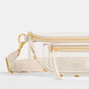 CHARLES CROSSBODY CLEAR MED - Calla Lily White/Brushed Gold-Hammitt-Renee Taylor Gallery