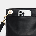 TONY MED - Black/Brushed Gold Red Zip-Hammitt-Renee Taylor Gallery
