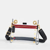 TONY SML - Clear/Black/Brushed Gold Red Zip-Hammitt-Renee Taylor Gallery