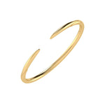 High Polished 14K Yellow Gold Split Cuff Bracelet - BG4075Y4JJJ-Gabriel & Co.-Renee Taylor Gallery