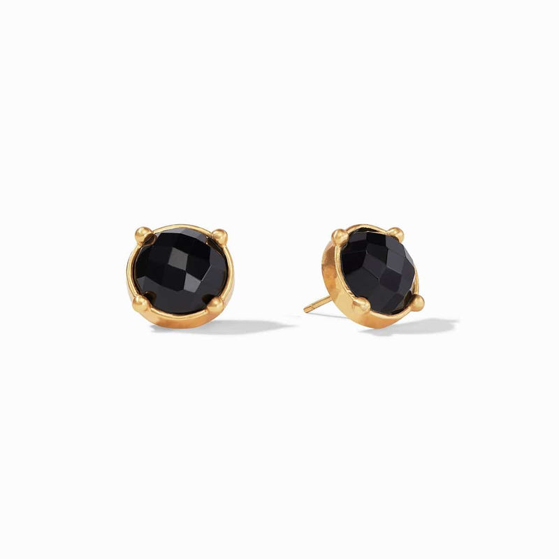 Honey Stud Earrings - Obsidian Black-Julie Vos-Renee Taylor Gallery