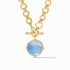 Honeybee Demi Necklace - Iridescent Chalcedony Blue-Julie Vos-Renee Taylor Gallery