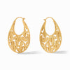 Ivy Filigree Statement Hoop Earrings-Julie Vos-Renee Taylor Gallery