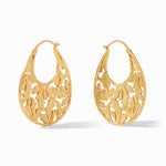 Ivy Filigree Statement Hoop Earrings-Julie Vos-Renee Taylor Gallery