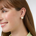 Penelope Stud Earrings - Pearl-Julie Vos-Renee Taylor Gallery