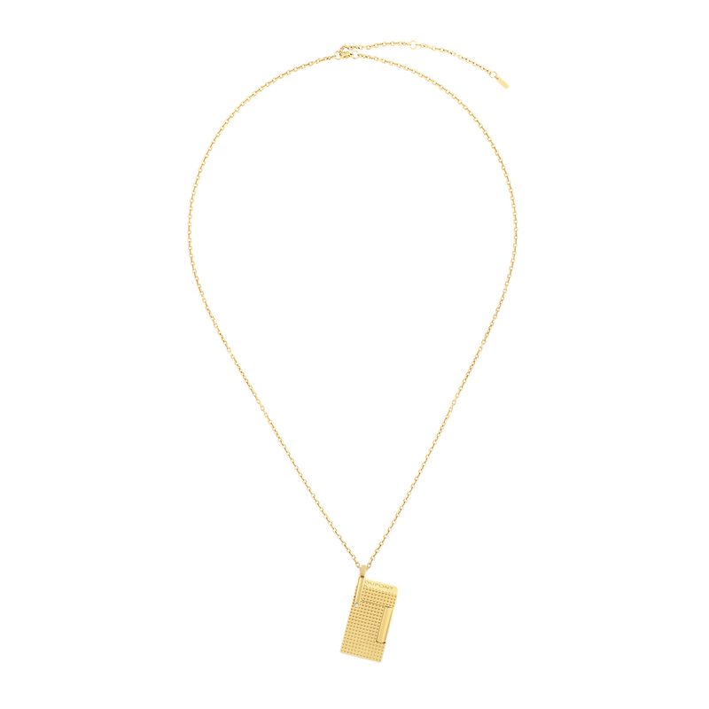 Lighter Necklace Golden Diamond Head-S.T. Dupont-Renee Taylor Gallery