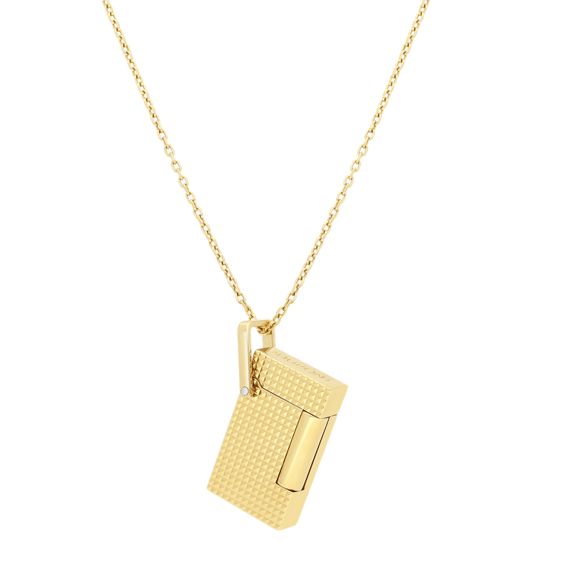 Lighter Necklace Golden Diamond Head-S.T. Dupont-Renee Taylor Gallery