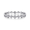 14K White Gold Geometric Diamond Stackable Ring - LR4379W45JJ-Gabriel & Co.-Renee Taylor Gallery