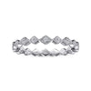 14K White Gold Geometric Diamond Stackable Ring - LR4379W45JJ-Gabriel & Co.-Renee Taylor Gallery