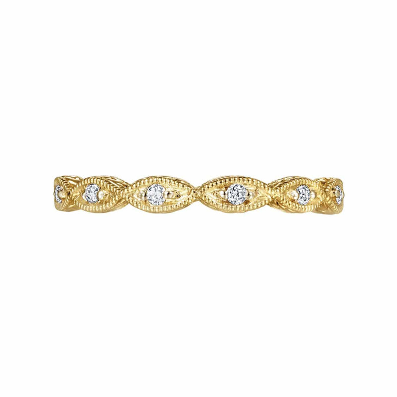 14K Yellow Gold Diamond Marquise Station Ring - LR4381Y45JJ-Gabriel & Co.-Renee Taylor Gallery